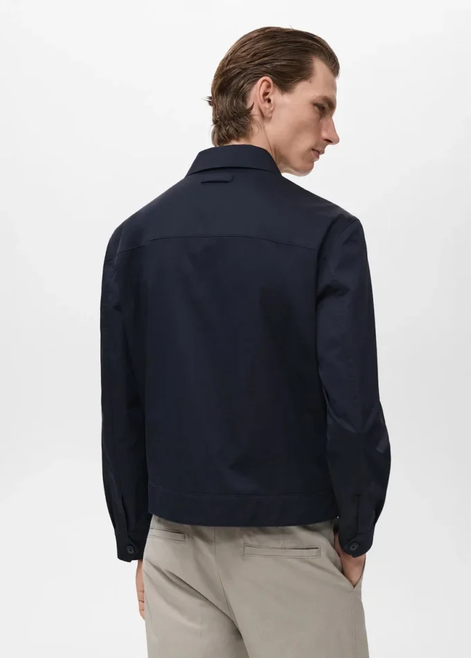 Baumwolljacke mit Reißverschluss Baumwolljacke mit Reißverschluss