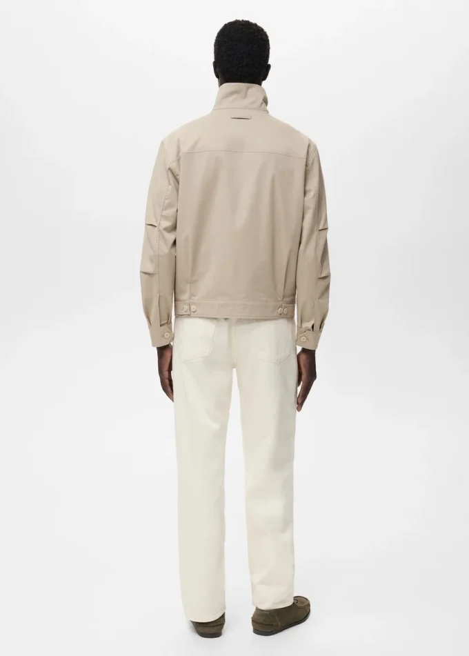 Baumwolljacke mit Reißverschluss Baumwolljacke mit Reißverschluss