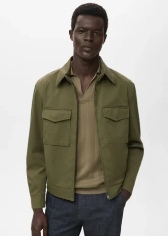 Baumwolljacke mit Taschen