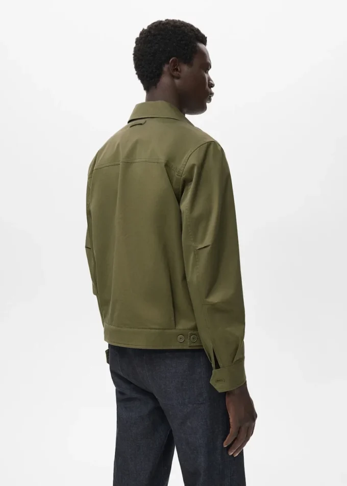 Baumwolljacke mit Taschen Baumwolljacke mit Taschen