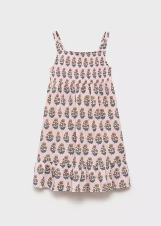 Baumwollkleid mit Blumenmuster