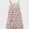 Baumwollkleid mit Blumenmuster Baumwollkleid mit Blumenmuster