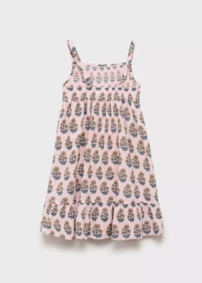 Baumwollkleid mit Blumenmuster Baumwollkleid mit Blumenmuster