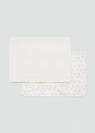 Baumwollschal mit Mini-Blumenprint