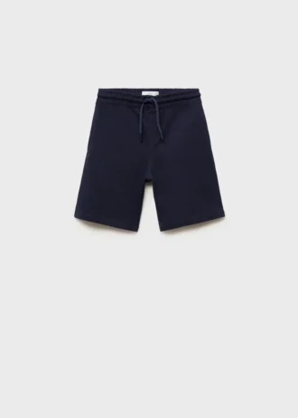 Baumwollshorts mit Kordelzug