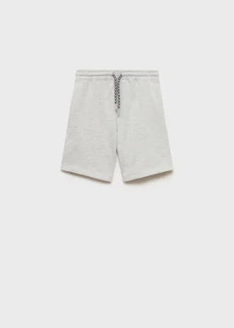 Baumwollshorts mit Kordelzug