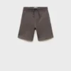 Baumwollshorts mit Kordelzug