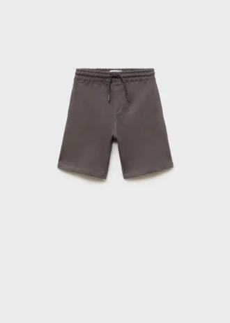 Baumwollshorts mit Kordelzug