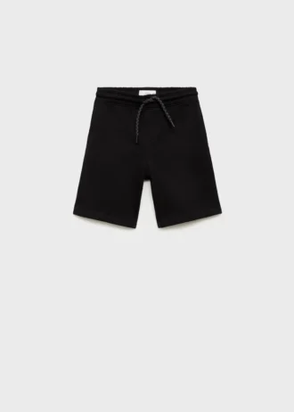 Baumwollshorts mit Kordelzug