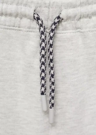 Baumwollshorts mit Kordelzug