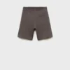 Baumwollshorts mit Kordelzug