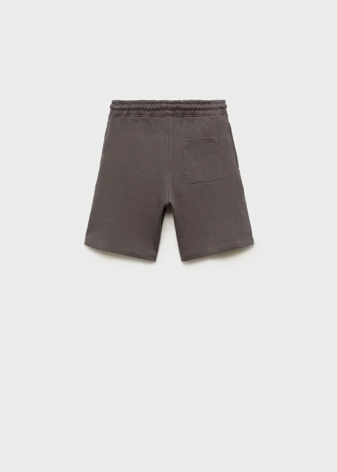 Baumwollshorts mit Kordelzug