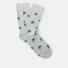 Baumwollsocken mit Froschmuster Baumwollsocken mit Froschmuster