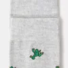 Baumwollsocken mit Froschmuster Baumwollsocken mit Froschmuster