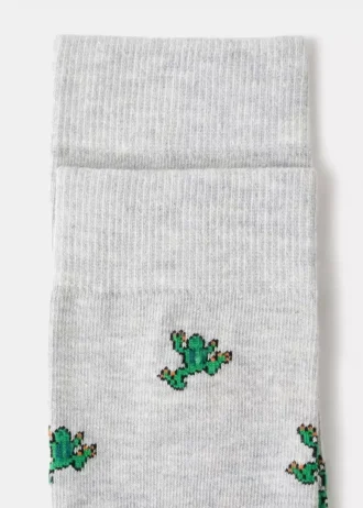 Baumwollsocken mit Froschmuster