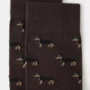 Baumwollsocken mit Hundemotiv Baumwollsocken mit Hundemotiv