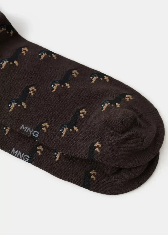Baumwollsocken mit Hundemotiv Baumwollsocken mit Hundemotiv