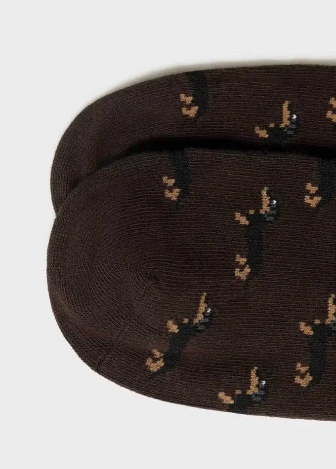 Baumwollsocken mit Hundemotiv