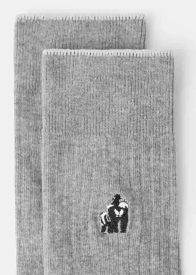 Baumwollsocken mit Tierstickerei Baumwollsocken mit Tierstickerei