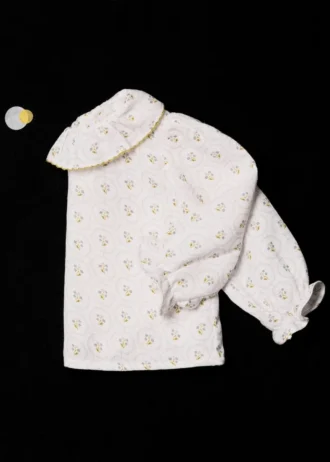 Bedruckte Baumwollbluse