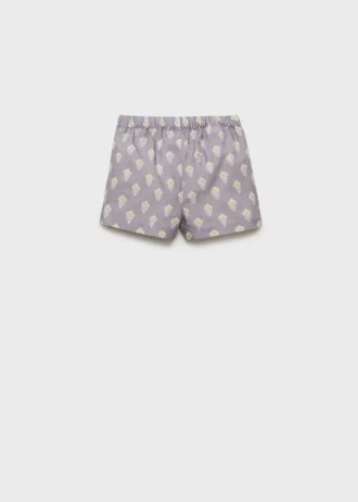 Bedruckte Baumwollshorts