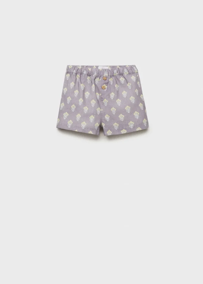 Bedruckte Baumwollshorts Bedruckte Baumwollshorts