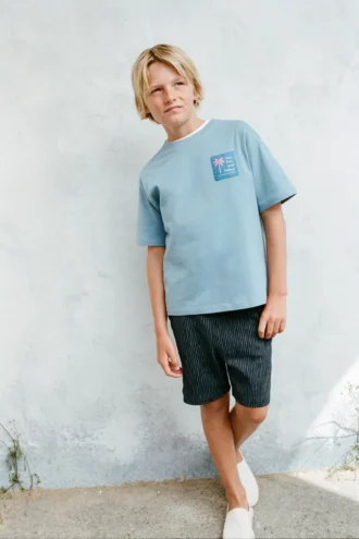 Bedruckte Bermudashorts aus Baumwolle