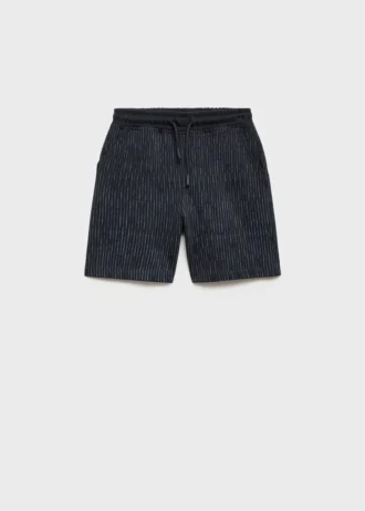 Bedruckte Bermudashorts aus Baumwolle