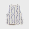 Bedruckte Bluse mit Schleife Bedruckte Bluse mit Schleife