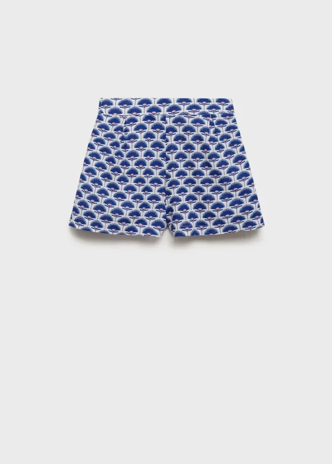 Bedruckte Leinen-Shorts Bedruckte Leinen-Shorts