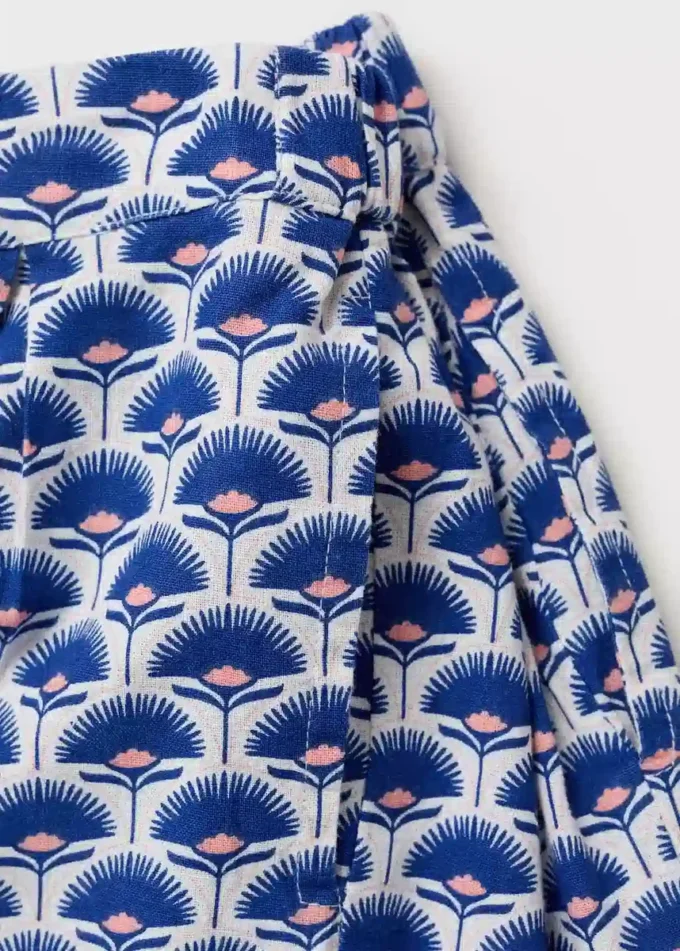 Bedruckte Leinen-Shorts Bedruckte Leinen-Shorts