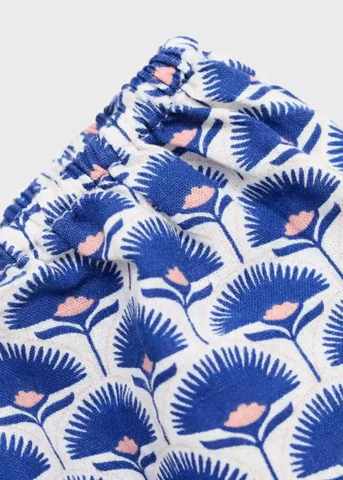 Bedruckte Leinenbluse Bedruckte Leinenbluse