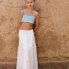 Bedruckter Bandeau-Bikini Bedruckter Bandeau-Bikini