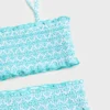 Bedruckter Bandeau-Bikini Bedruckter Bandeau-Bikini