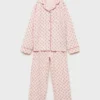 Bedruckter Baumwollpyjama