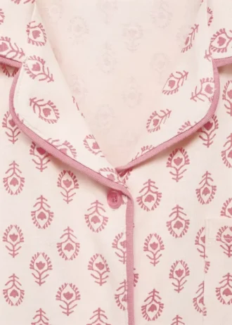 Bedruckter Baumwollpyjama