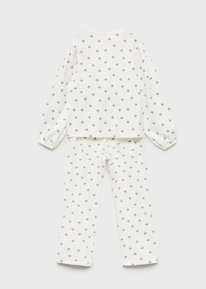 Bedruckter Baumwollpyjama