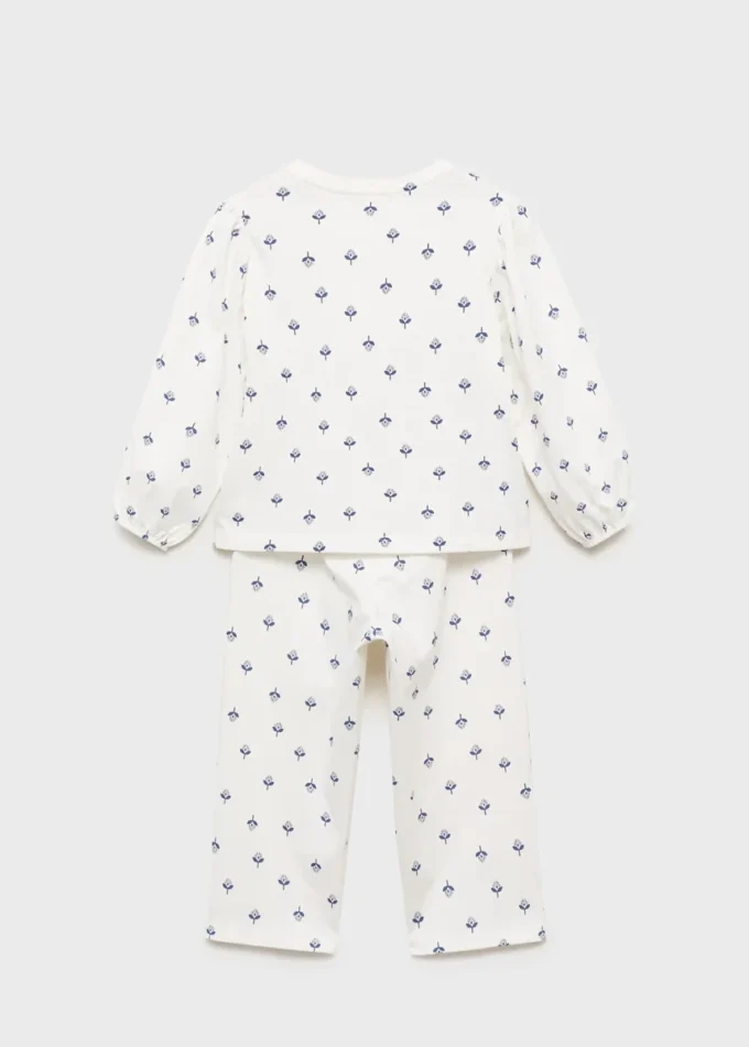 Bedruckter Baumwollpyjama Bedruckter Baumwollpyjama