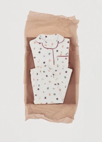 Bedruckter langer Pyjama