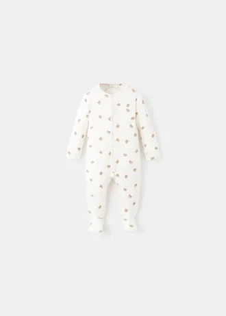 Bedruckter langer Pyjama