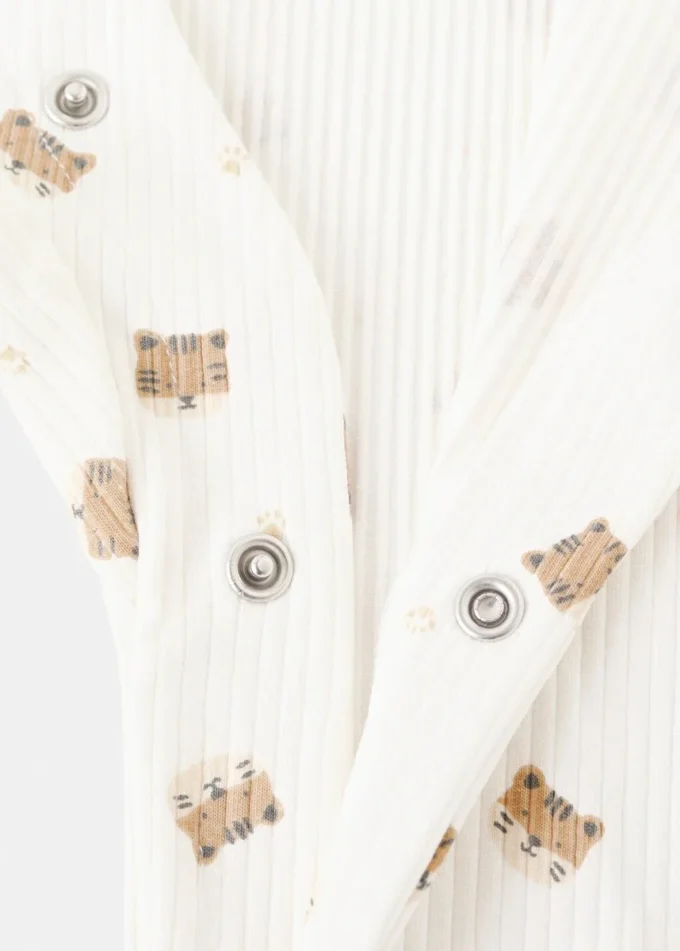 Bedruckter langer Pyjama