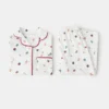 Bedruckter langer Pyjama