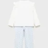 Bedruckter langer Pyjama