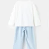 Bedruckter langer Pyjama