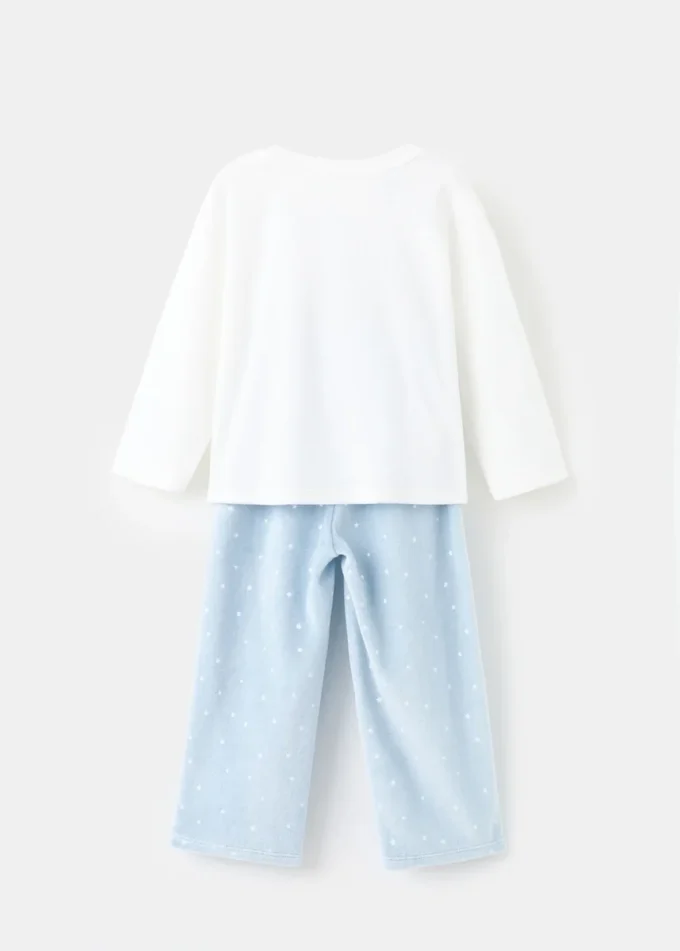 Bedruckter langer Pyjama