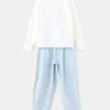 Bedruckter langer Pyjama