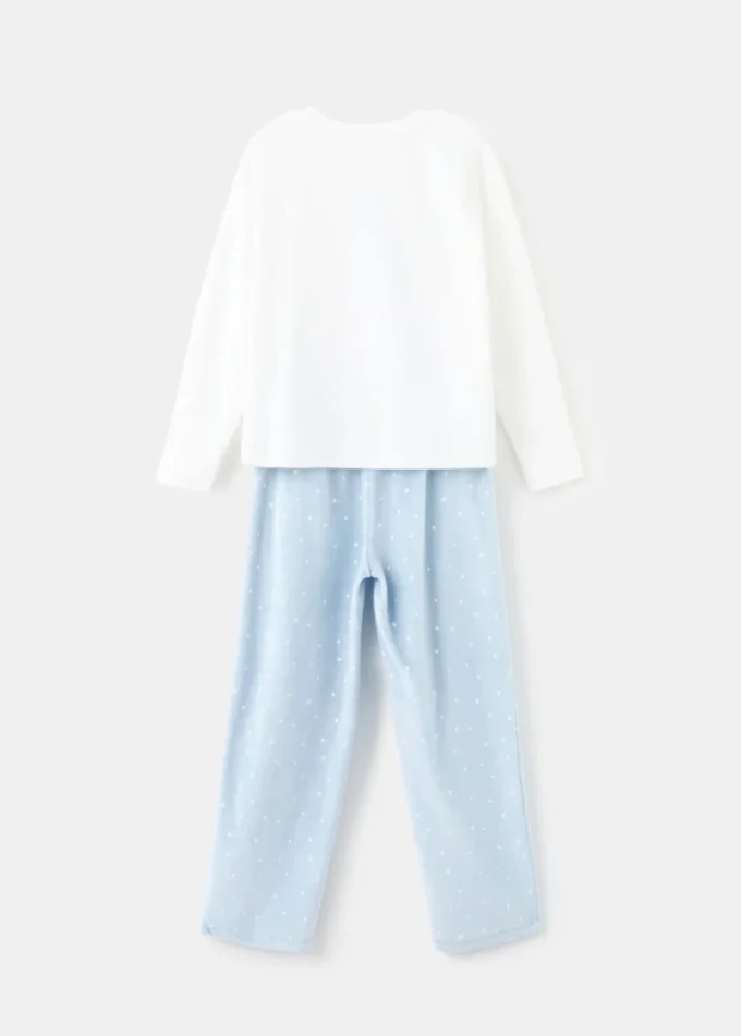 Bedruckter langer Pyjama
