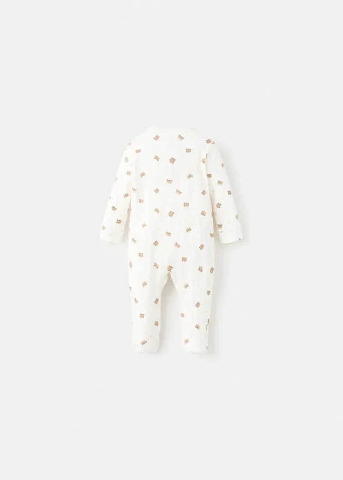 Bedruckter langer Pyjama