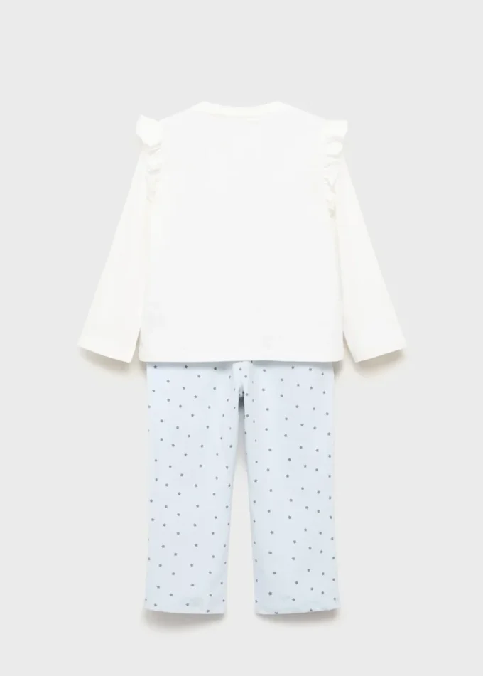 Bedruckter langer Pyjama