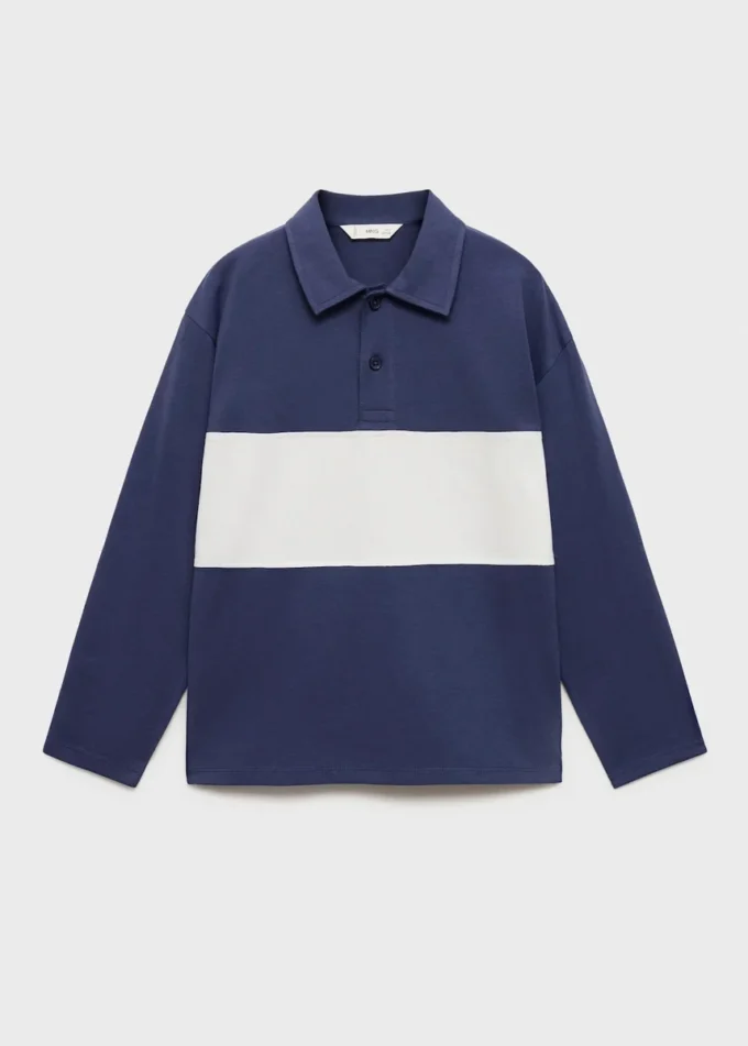 Bedrucktes Baumwoll-Poloshirt Bedrucktes Baumwoll-Poloshirt